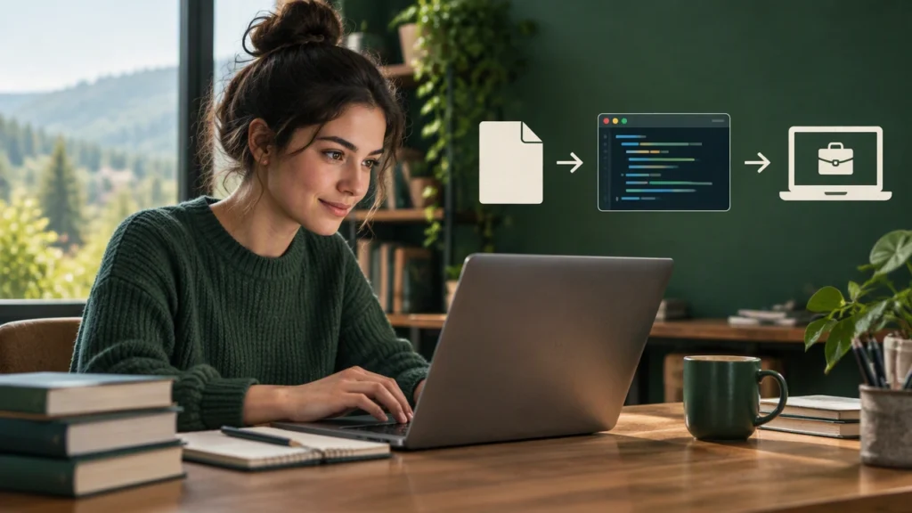 from tutorial to job landing first developer role