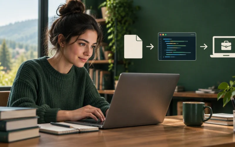 from tutorial to job landing first developer role